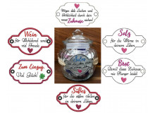 Stickserie ITH - Anhänger Zum Einzug